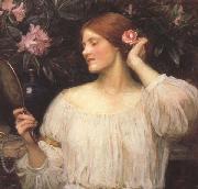 John William Waterhouse Wildflowers (mk41) oil painting artist